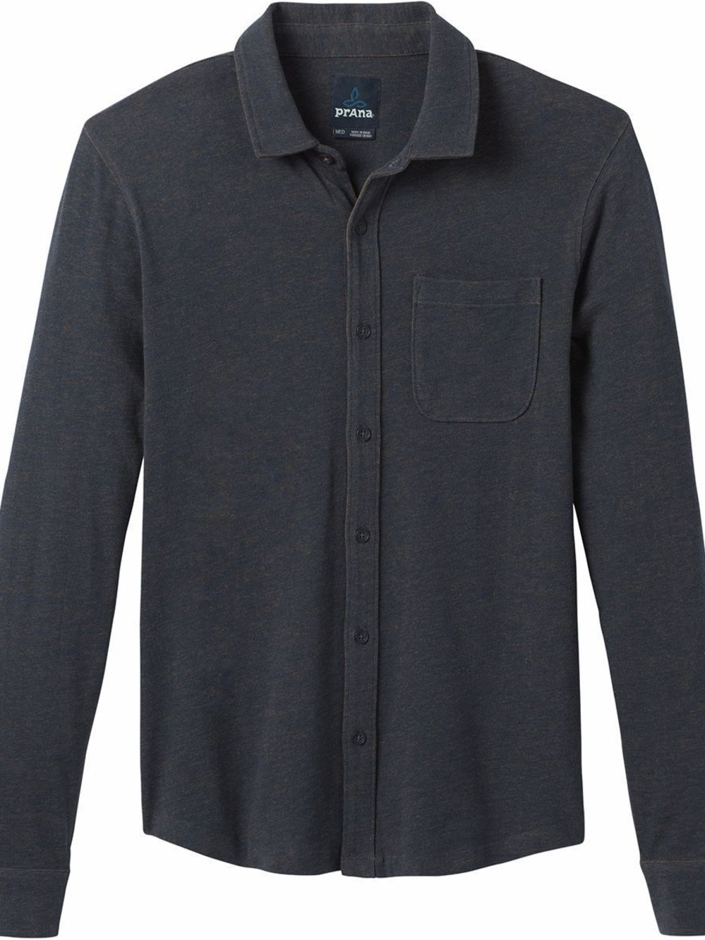 Prana Ronnie Long Sleeve Button-Up Shirt - Men's Organic Cotton Large